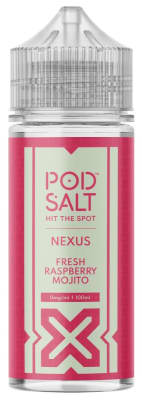 Pod Salt Nexus Fresh Raspberry Mojito 120ml - Mojito de Frambuesa1