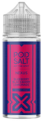 Pod Salt Nexus Blueberry Blackberry Lemonade 120ml -  Arandános Limón1