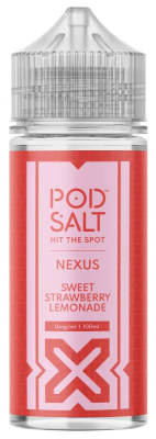 Pod Salt Nexus Sweet Strawberry Lemonade 120ml - Frutilla Dulce1