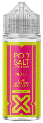 Pod Salt Nexus Lime Raspberry Grapefruit 120ml - Pomelo Frambuesa1