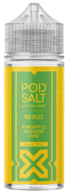 Pod Salt Nexus Pineapple Passion Lime 120ml - Piña y Maracuyá1