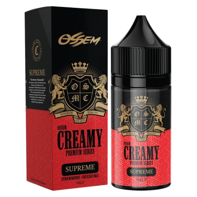Ossem Creamy Supreme Salt 30ML - Cheesecake De Frutilla1