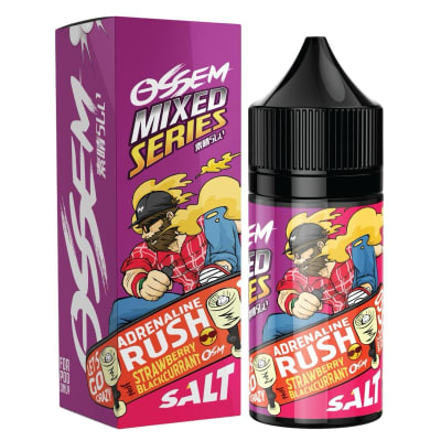 Ossem Mixed Adrenaline Rush Salt 30ml - Grosella Con Frutilla1