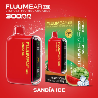Fluumbar Pro Sandía Ice 30.000 puffs - Sandía Hielo1