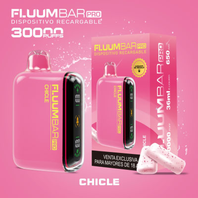 Fluumbar Pro Chicle 30.000 puffs - Chicle1