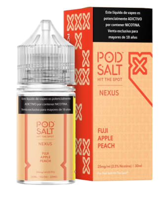 Pod Salt Nexus Fuji Apple Peach Salt 30ML - Melocotones Dulces1