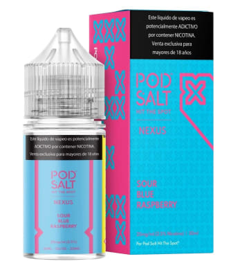 Pod Salt Nexus Sour Blue Raspberry Salt 30ML - Frambuesas1