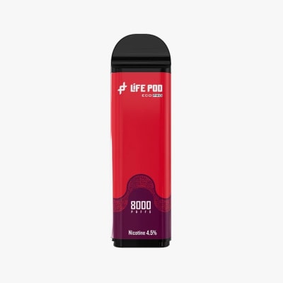 Life Pod Recarga Stawberry ICE 8.000 Puff1