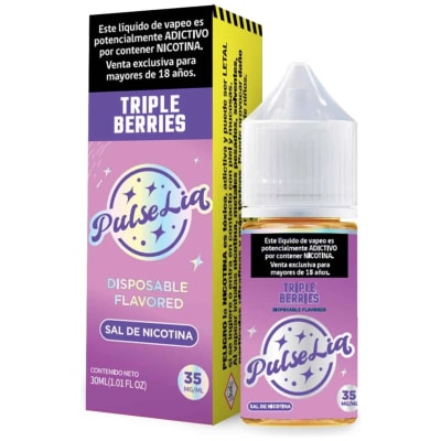 PulseLiq By Geek Bar Triple Berries Salt 30ML - Triple Berries1