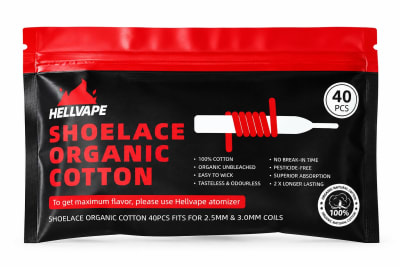 Algodón orgánico Hellvape Shoelace1