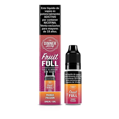 Dinner Lady Mango Passion Salt 10ml - Mango Maracuyá1