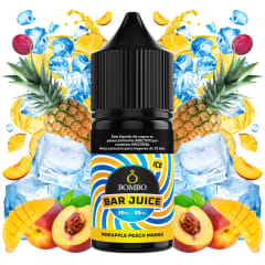 Bombo Bar Juice Pineapple Peach Mango Ice Salt 30ml - Piña, Melocotón y Mango