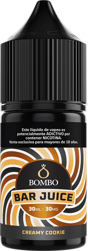 Bombo Bar Juice Creamy Cookie Salt 30ml - Galleta Rellena2