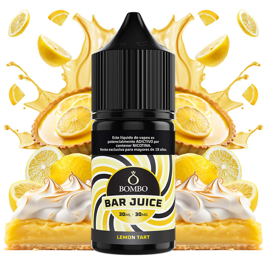 Bombo Bar Juice Lemon Tart Salt 30ml - Pie de Limón 0