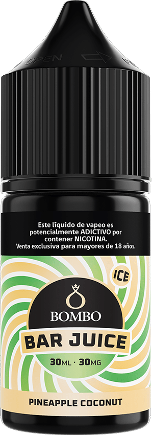 Bombo Bar Juice Pineapple Coconutn Ice Salt 30ml - Piña y Coco3