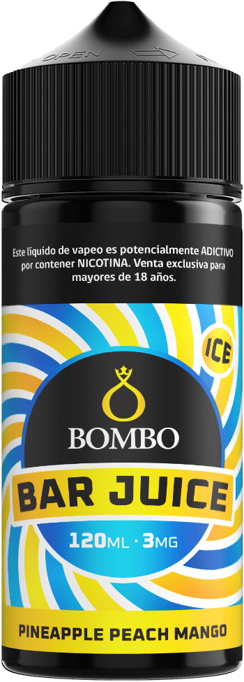Bombo Bar Juice Pineapple Peach Mango - Piña, Melocotón y Mango2