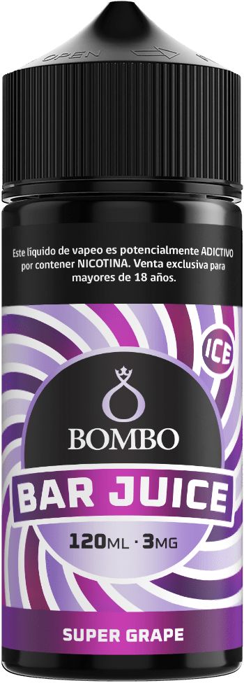 Bombo Bar Juice Super Grape 120ml - Uvas2