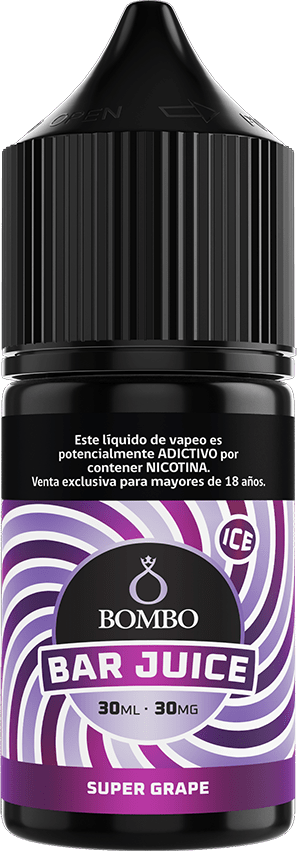Bombo Bar Juice Super Grape Ice Salt 30ml - Uvas2