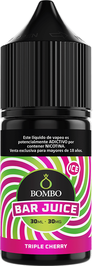 Bombo Bar Juice Triple Cherry Ice Salt 30ml - Cerezas2