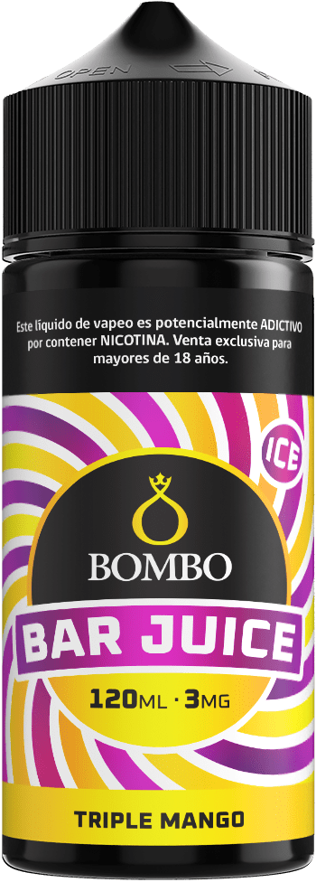 Bombo Bar Juice Triple Mango 120ml - Mango2
