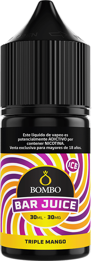 Bombo Bar Juice Triple Mango Ice Salt 30ml - Mango2
