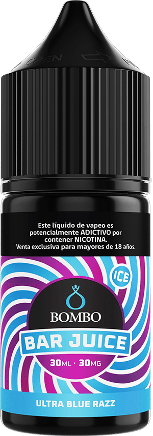 Bombo Bar Juice Ultra Blue Razz Salt 30ml - Frambuesa Azul2