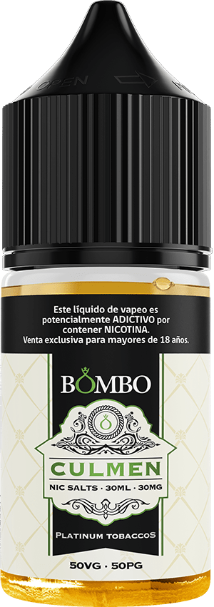 Bombo Culmen Salt 30ml - Tabaco y Chocolate Blanco2