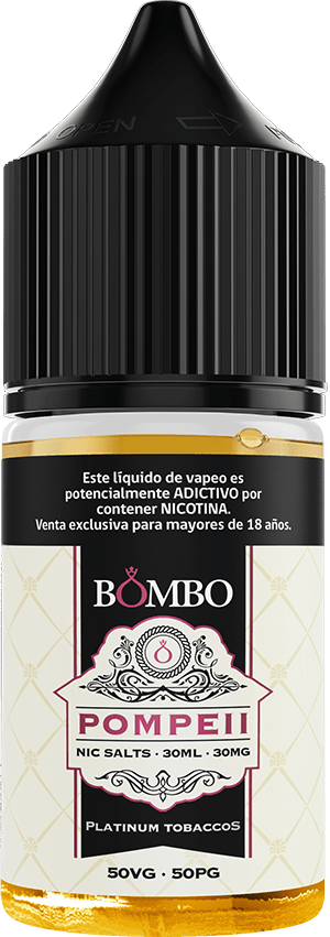 Bombo Pompeii Platinum Tobaccos Salt 30ml - Tabaco2