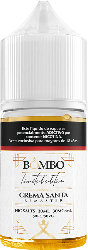 Bombo Crema Santa Remaster Salt 30ml - Esponjoso Bizcocho2