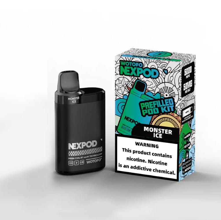 Wotofo Nexpod Kit Monster Ice 5000 puffs - Bebida Energética1