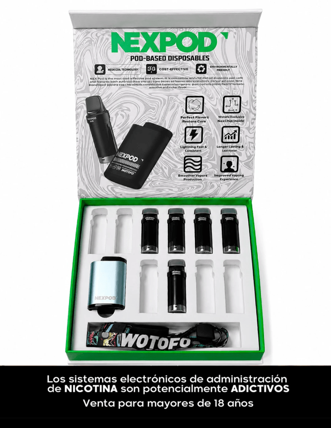 Caja Wotofo Nexpod + 5 recargas2