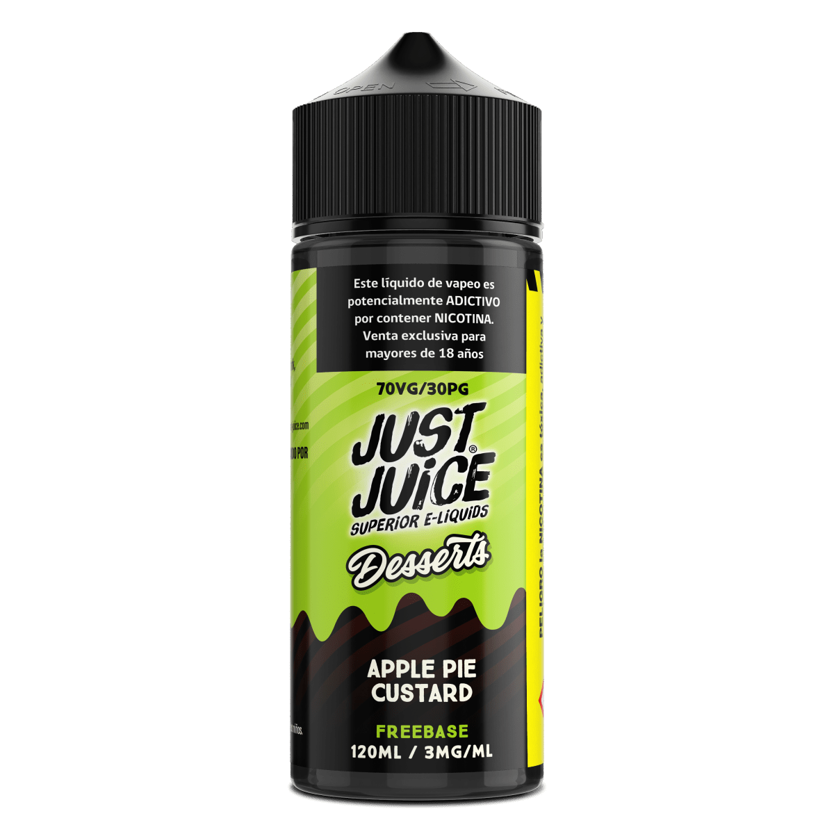Just Juice Apple Pie Custard 120ML - Pie de Manzana y Canela1