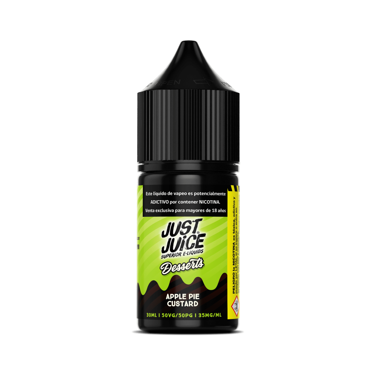 Just Juice Apple Pie Custard Salt 30ML - Pie de Manzana y Canela1