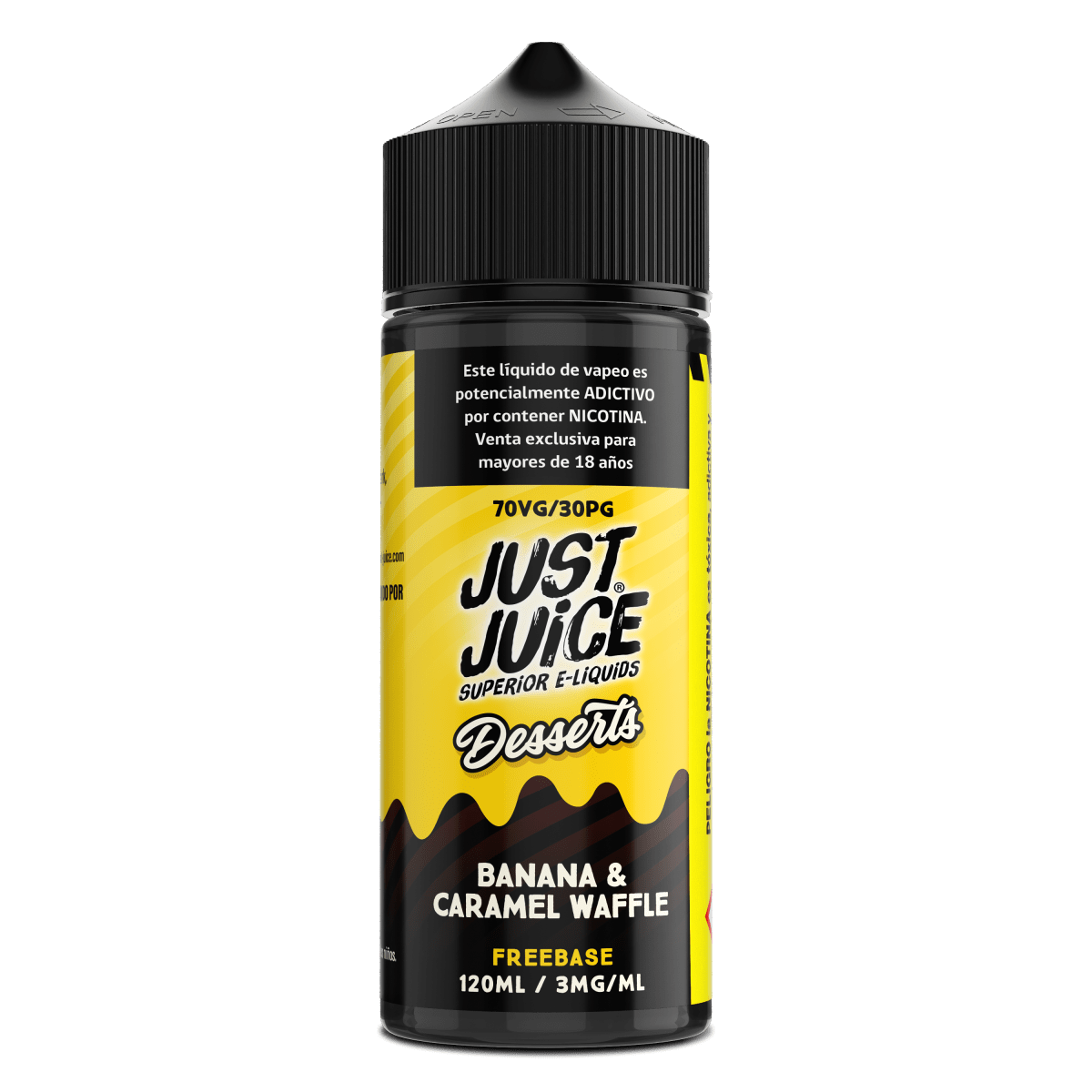 Just Juice Banana & Caramel Waffle 120ML - Waffle de Banana1