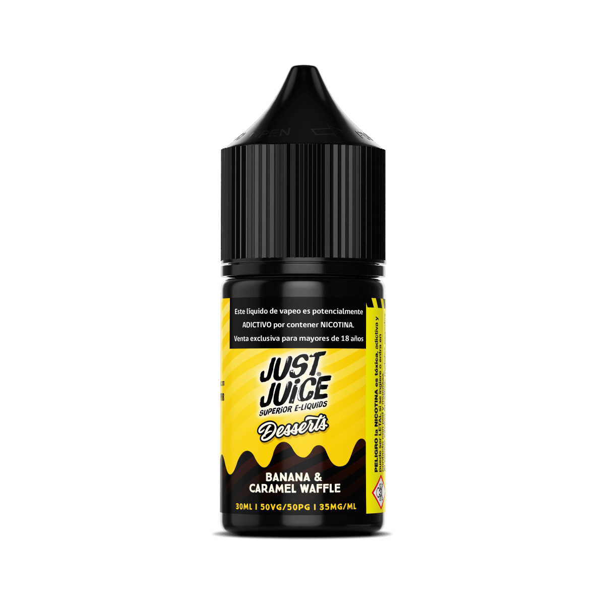 Just Juice Banana & Caramel Waffle Salt 30ML - Waffle de Banana1
