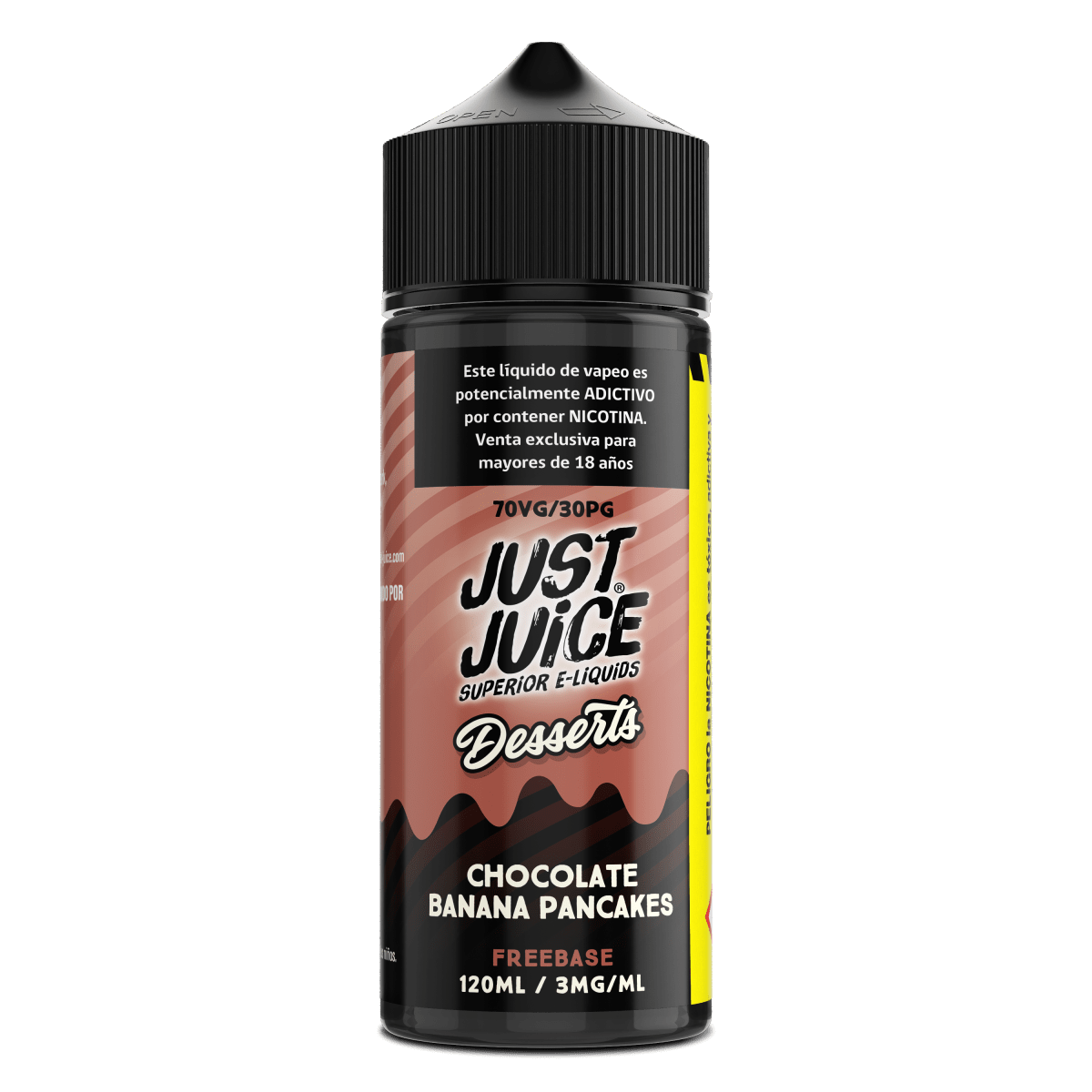 Just Juice Chocolate Banana Pancakes 120ML - Panqueques de Chocolate y Banana1