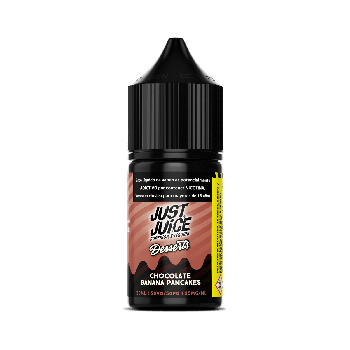 Just Juice Chocolate Banana Pancakes Salt 30ML - Panqueques de Chocolate y Banana1