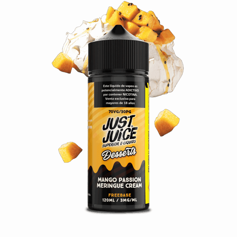 Just Juice Mango Passion Meringue Cream 120ML - Crema de Merengue 1