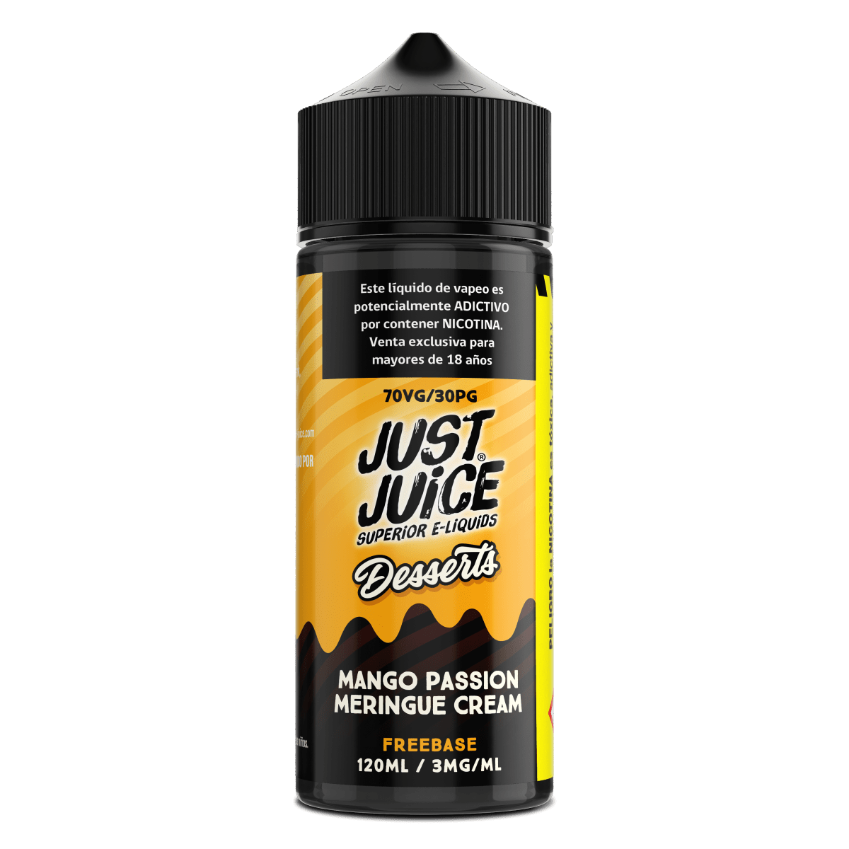 Just Juice Mango Passion Meringue Cream 120ML - Crema de Merengue1