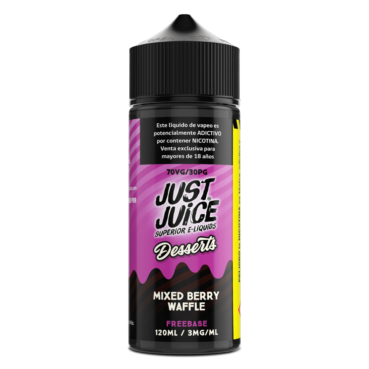 Just Juice Mixed Berry Waffle 120ML - Waffle de Frutos Rojos1