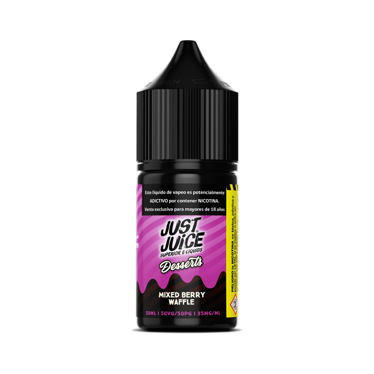 Just Juice Mixed Berry Waffle Salt 30ML - Waffle de Frutos Rojos2
