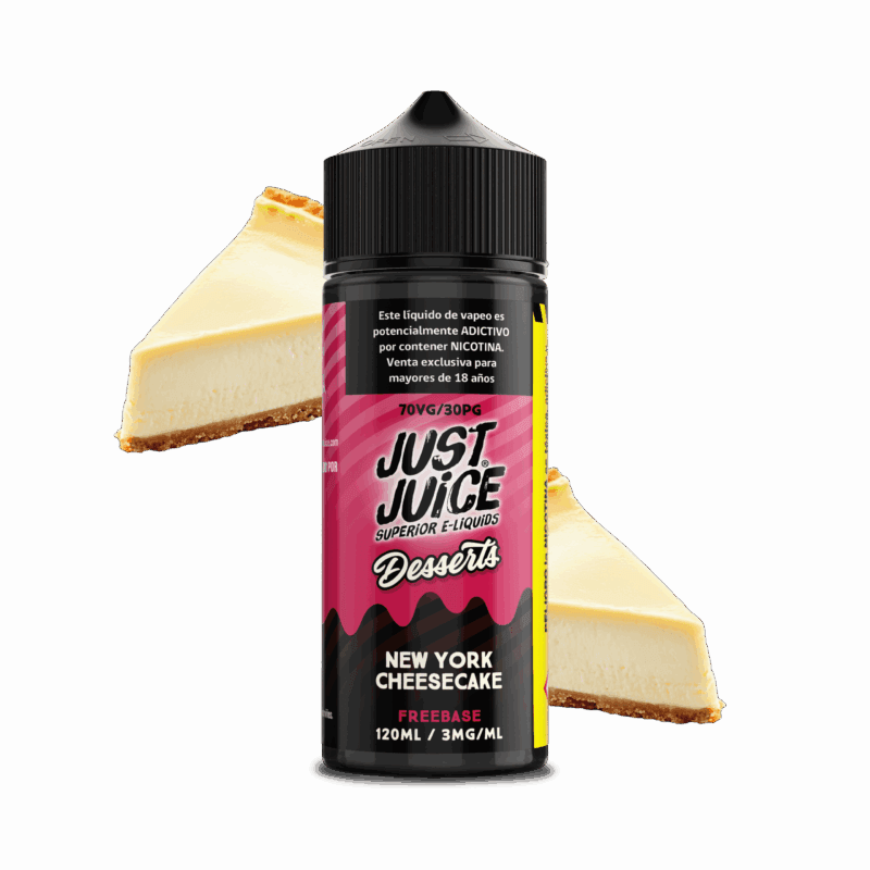 Just Juice New York Cheesecake 120ML - Cheesecake y Base de Galleta dorada 1