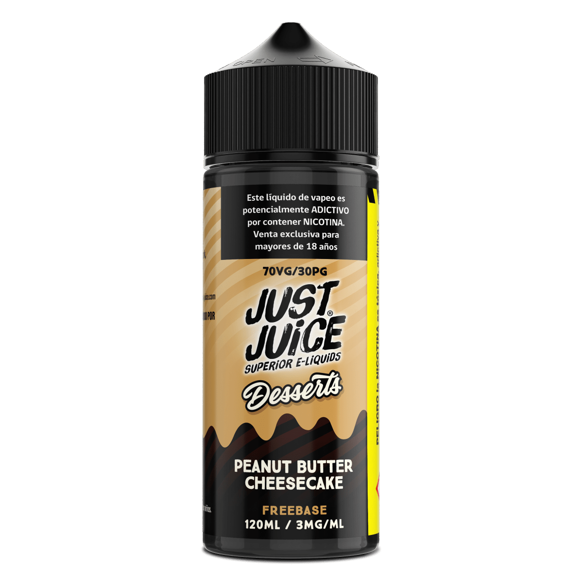 Just Juice Peanut Butter Cheesecake 120ML - Cheesecake y Mantequilla de Maní1
