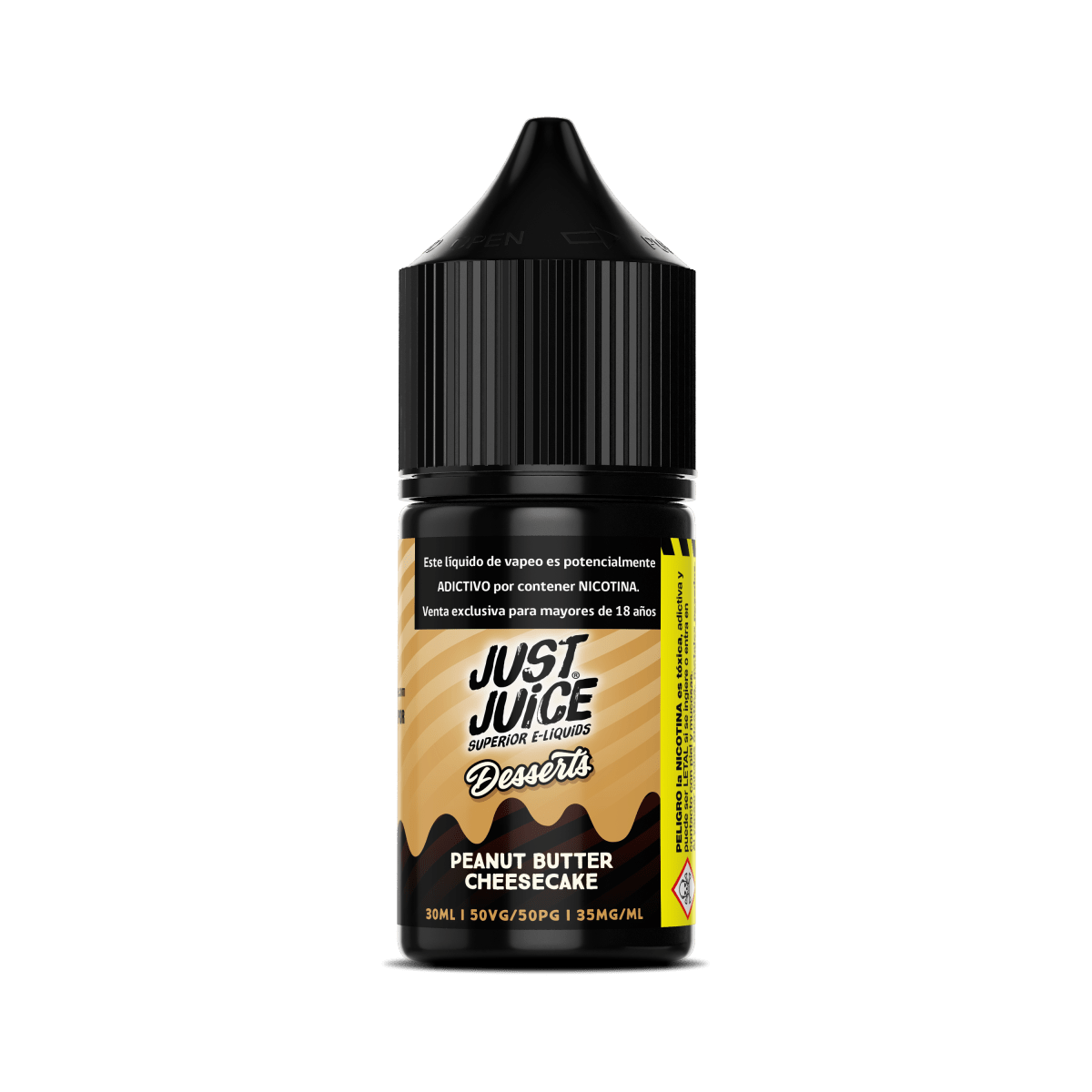 Just Juice Peanut Butter Cheesecake Salt 30ML - Cheesecake y Mantequilla de Maní1