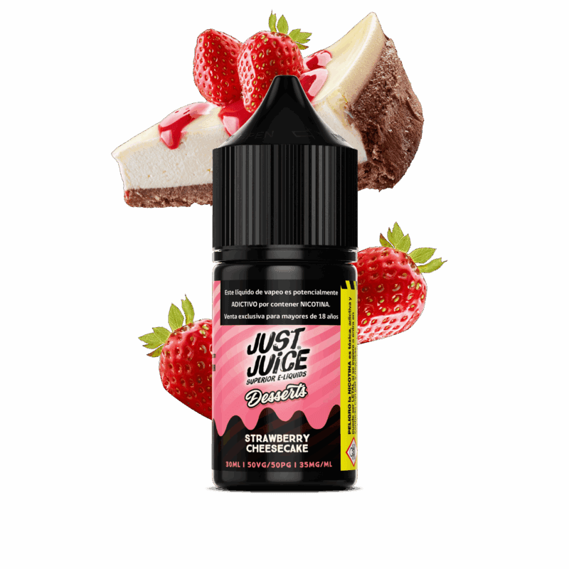 Just Juice Strawberry Cheesecake Salt 30ML - Cheesecake de Frutilla 1