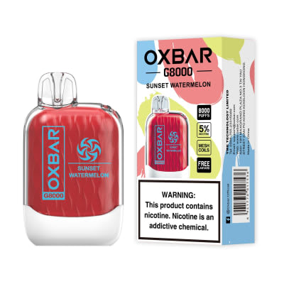 Oxbar G8000 Puffs (Variedad de sabores)8