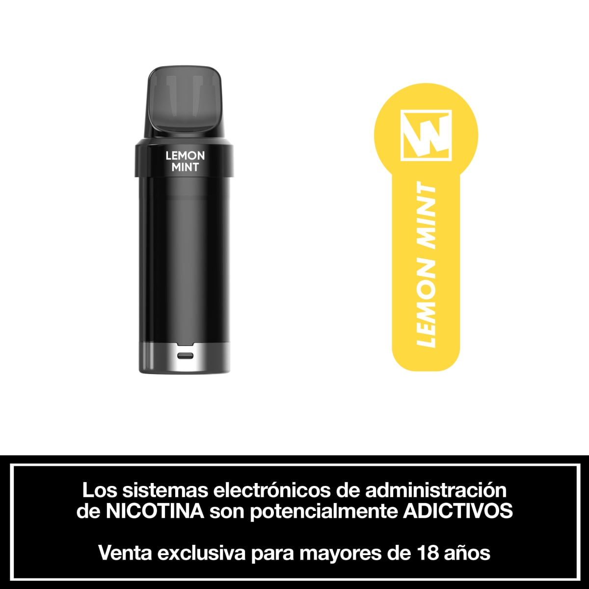 Cartucho de Recarga Wotofo Nexpod Lemon Mint - Limón Menta 0