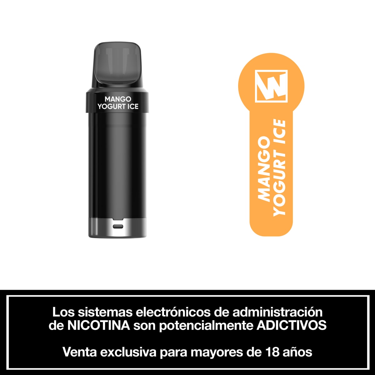 Cartucho de Recarga Wotofo Nexpod Mango Yogurt Ice - Yogurt de Mango 0