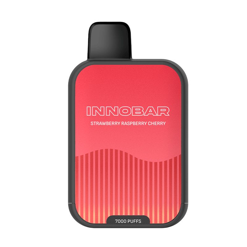 Innobar Strawberry Raspberry Cherry 7000 Puffs - Frutilla Frambuesa1