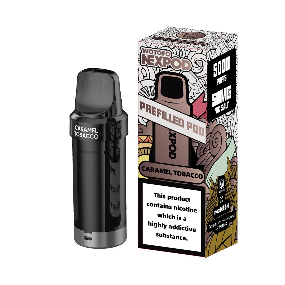 Cartucho de Recarga Wotofo Nexpod Caramel Tobacco - Tabaco Caramelo1